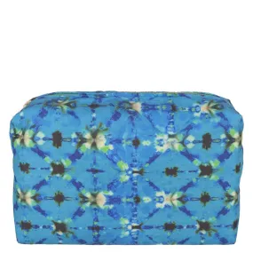 Designers Guild Shibori Blue Large Toiletry Bag