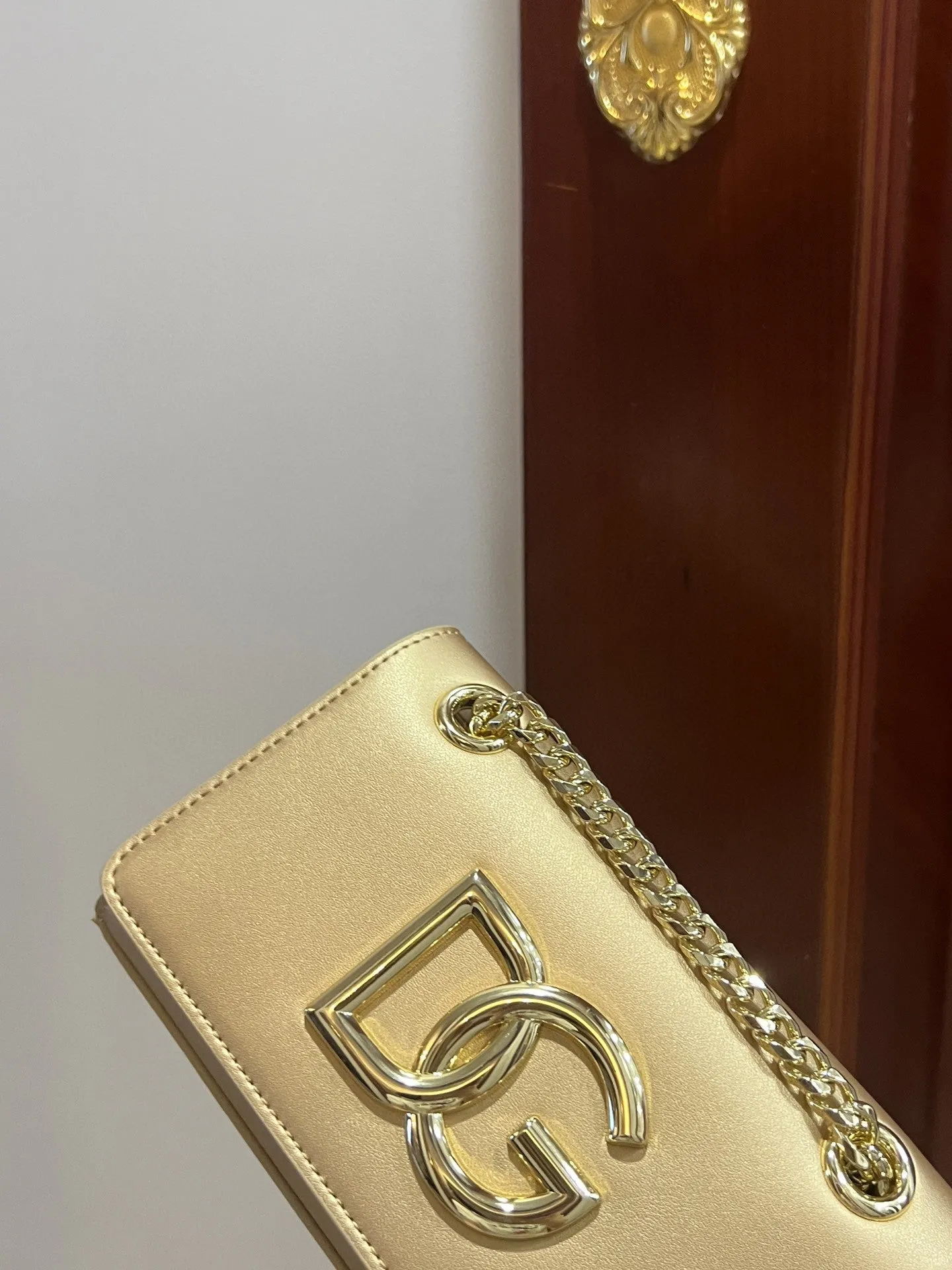 DG Polished 3.5 Phone Bag Gold For Women 7.3in/19cm DG