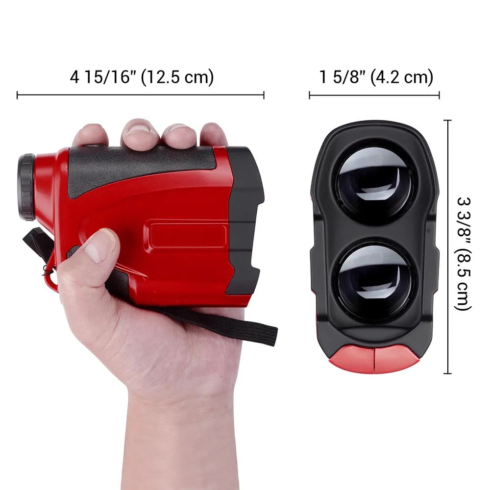 DIY 6X 25 Laser Rangefinder for Hunting Golf, 1000 Yards