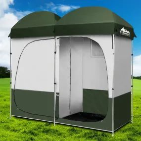 Double Shower Toilet Tent, Extra Headroom, Portable - Weisshorn