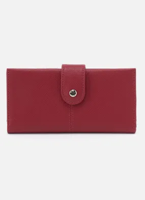 Essential Bifold Wallet in Cranberry by Hobo