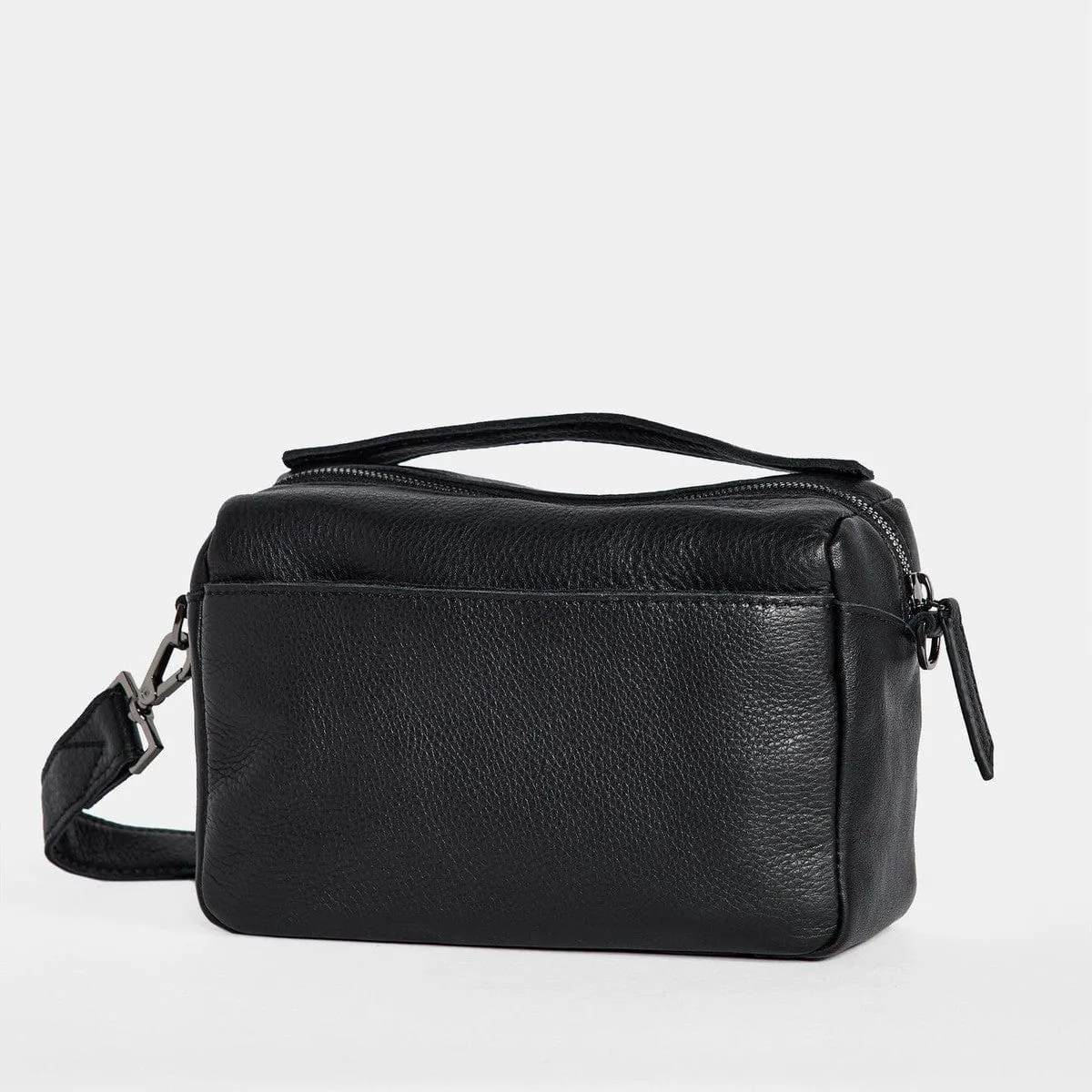 EVAN CROSSBODY SML - Black/Gunmetal