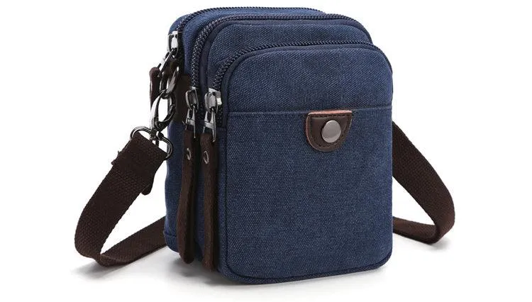 Fashionable Mobile Utility Phone Bag - NavyBlue