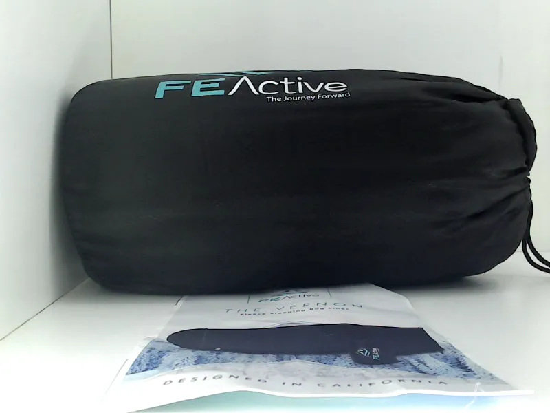 FE Active Fleece Sleeping Bag Liner Black