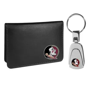 Florida St. Seminoles Weekend Bi-fold Wallet & Steel Key Chain