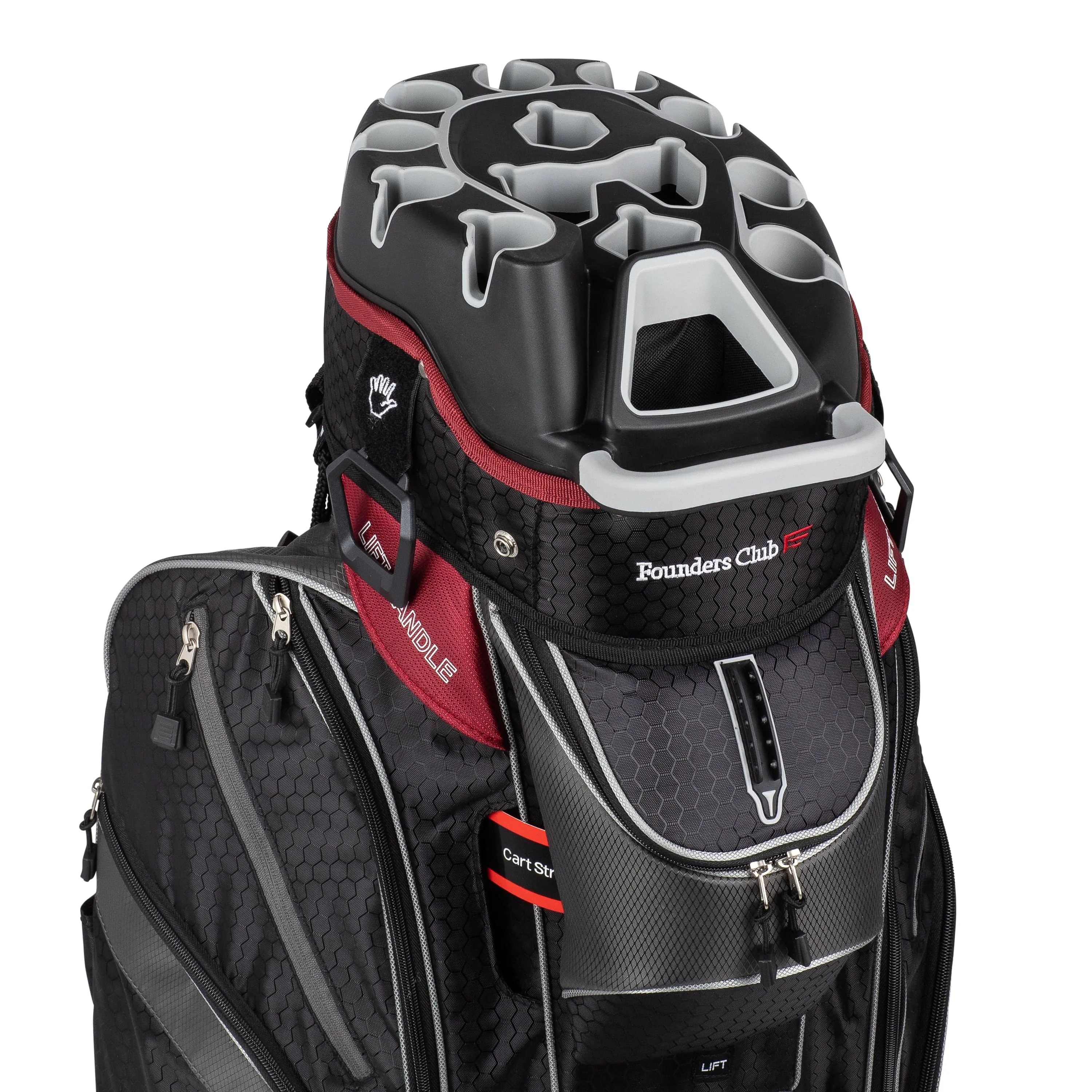 Founders Club 3rd Gen Premium Organizer 14 Way Golf Cart Bag - Charcoal