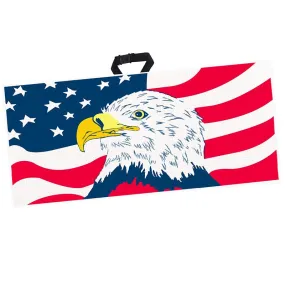 Golf Towel Printed 14X42 Inch With Grommet Clip 1 Pack Eagle