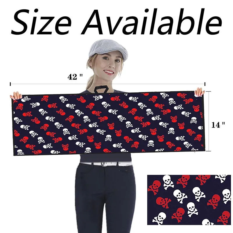 Golf Towel Printed 14X42 Inch With Grommet Clip 1 Pack Eagle