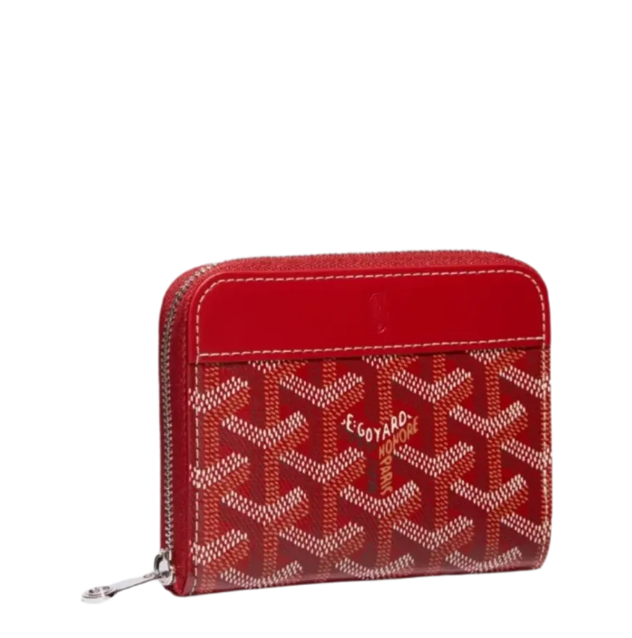 Goyard Matignon Mini Wallet "Red"