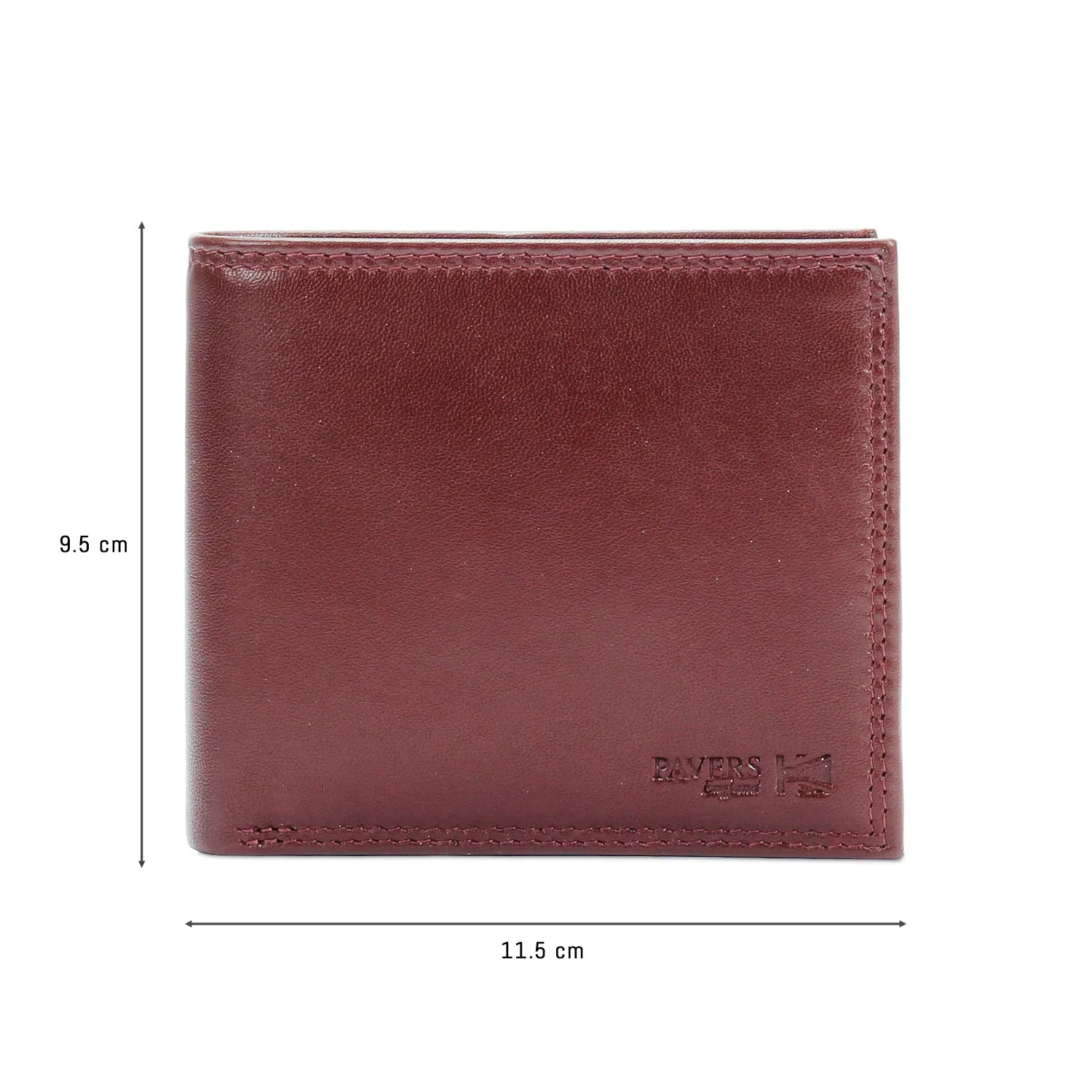 Grained Leather Bifold Wallet