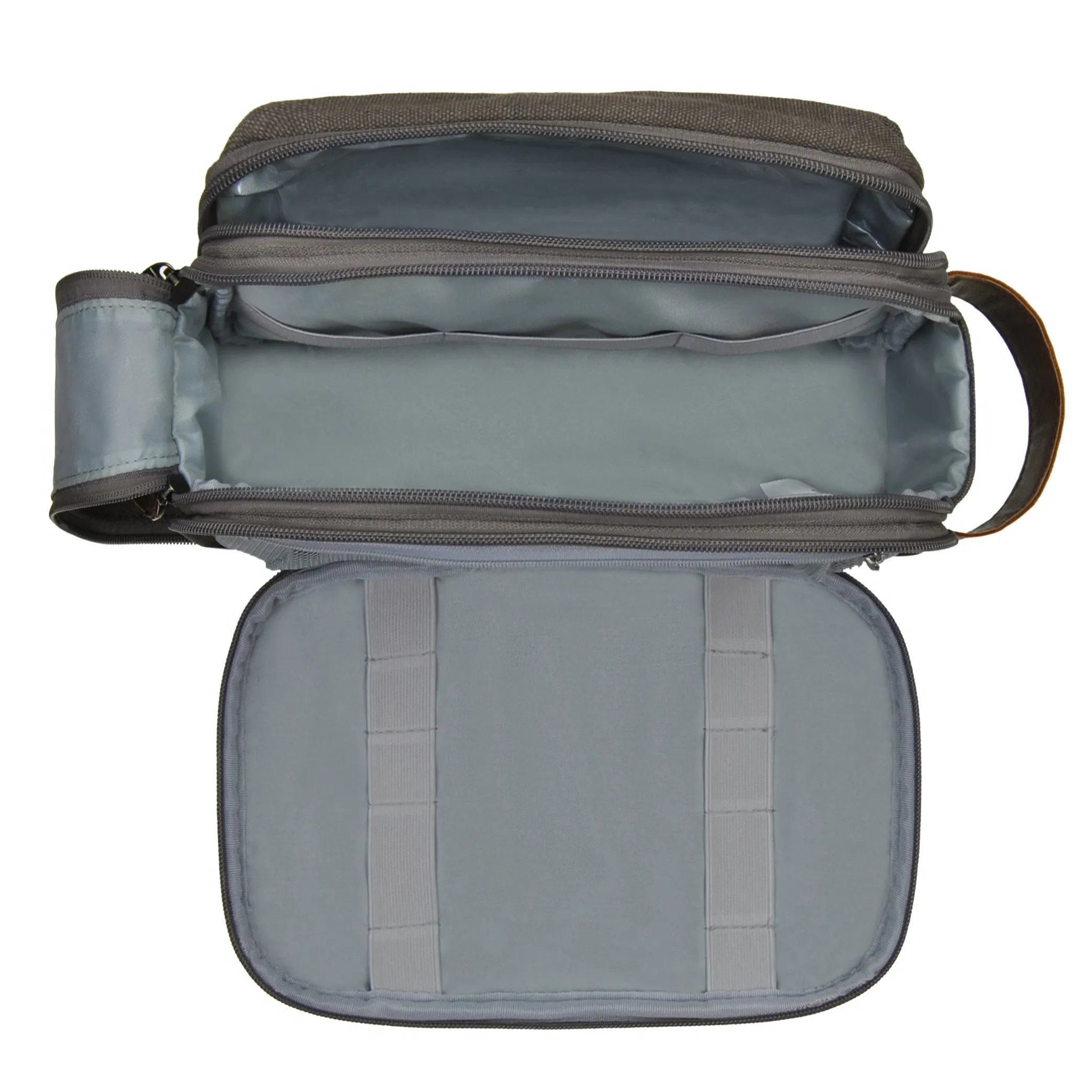 Gray NGIL Traveling Toiletry Bag