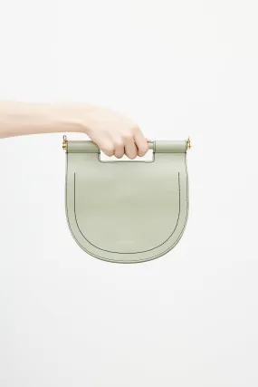 Green Leather Odessa Crossbody Bag