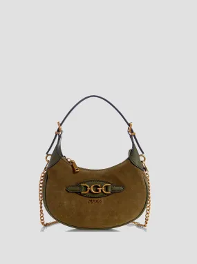 Green Malva Mini Hobo Bag