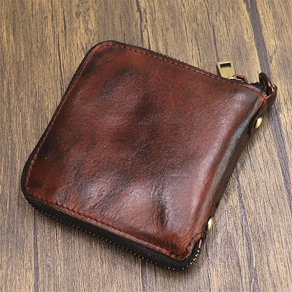 Handmade Leather Retro Small Wallets