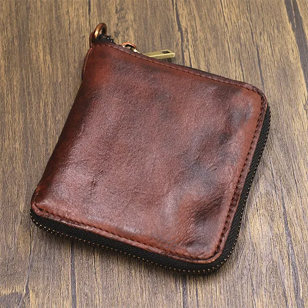 Handmade Leather Retro Small Wallets