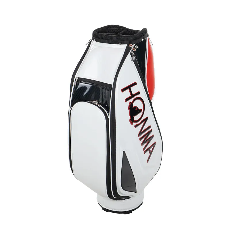 HONMA 9" Gear Sports Cart Bag (White/Red)