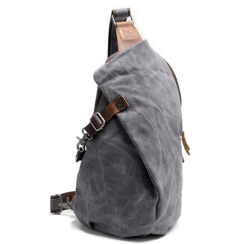 Hunting Design Sling Back Bag-Grey