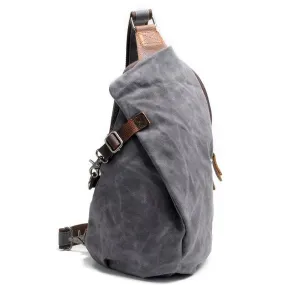 Hunting Design Sling Back Bag-Grey