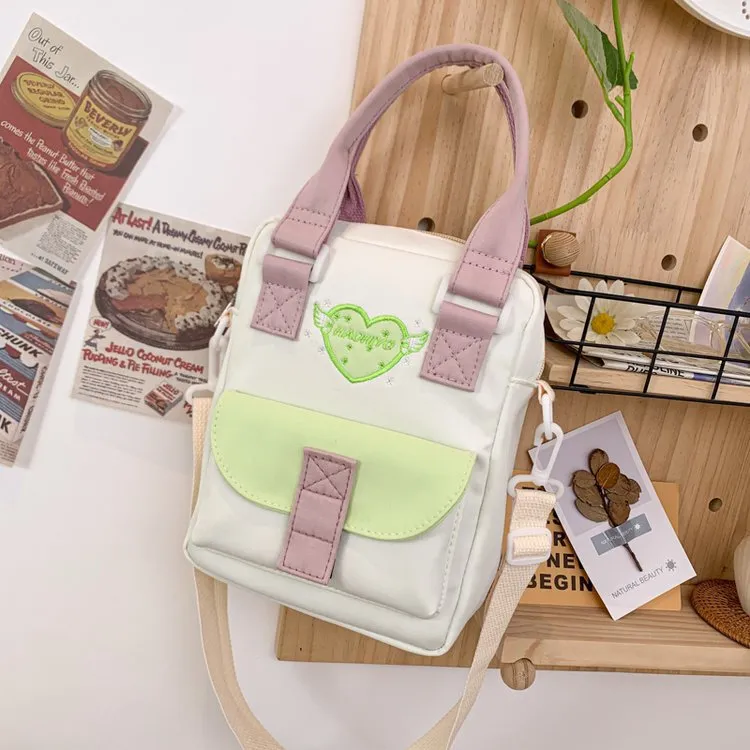 Japanese Kawaii Heart Wing Shoulder Bag