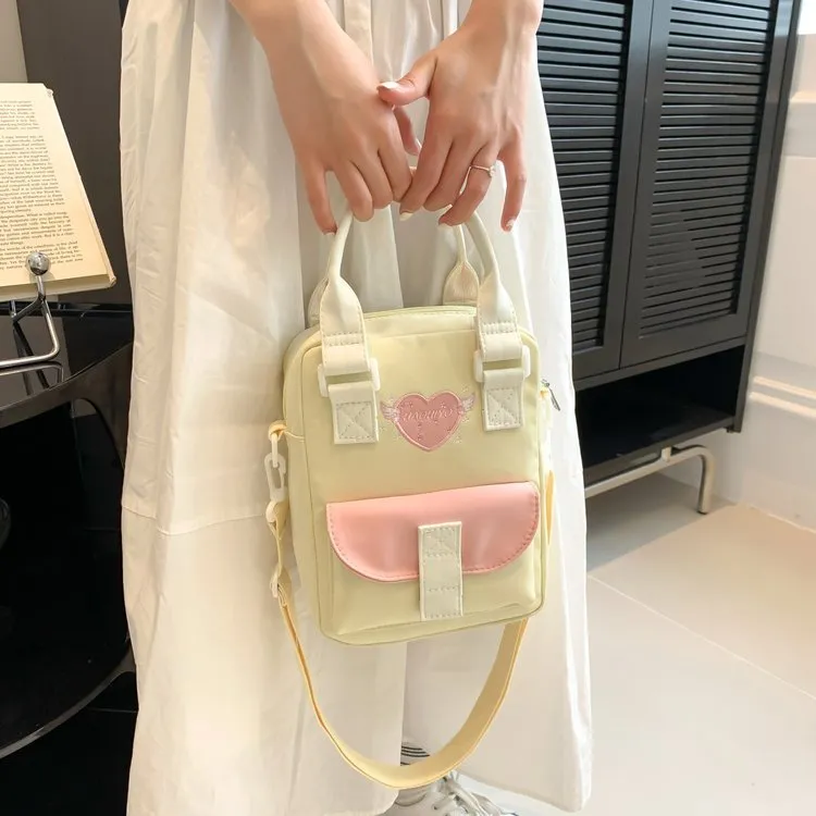 Japanese Kawaii Heart Wing Shoulder Bag