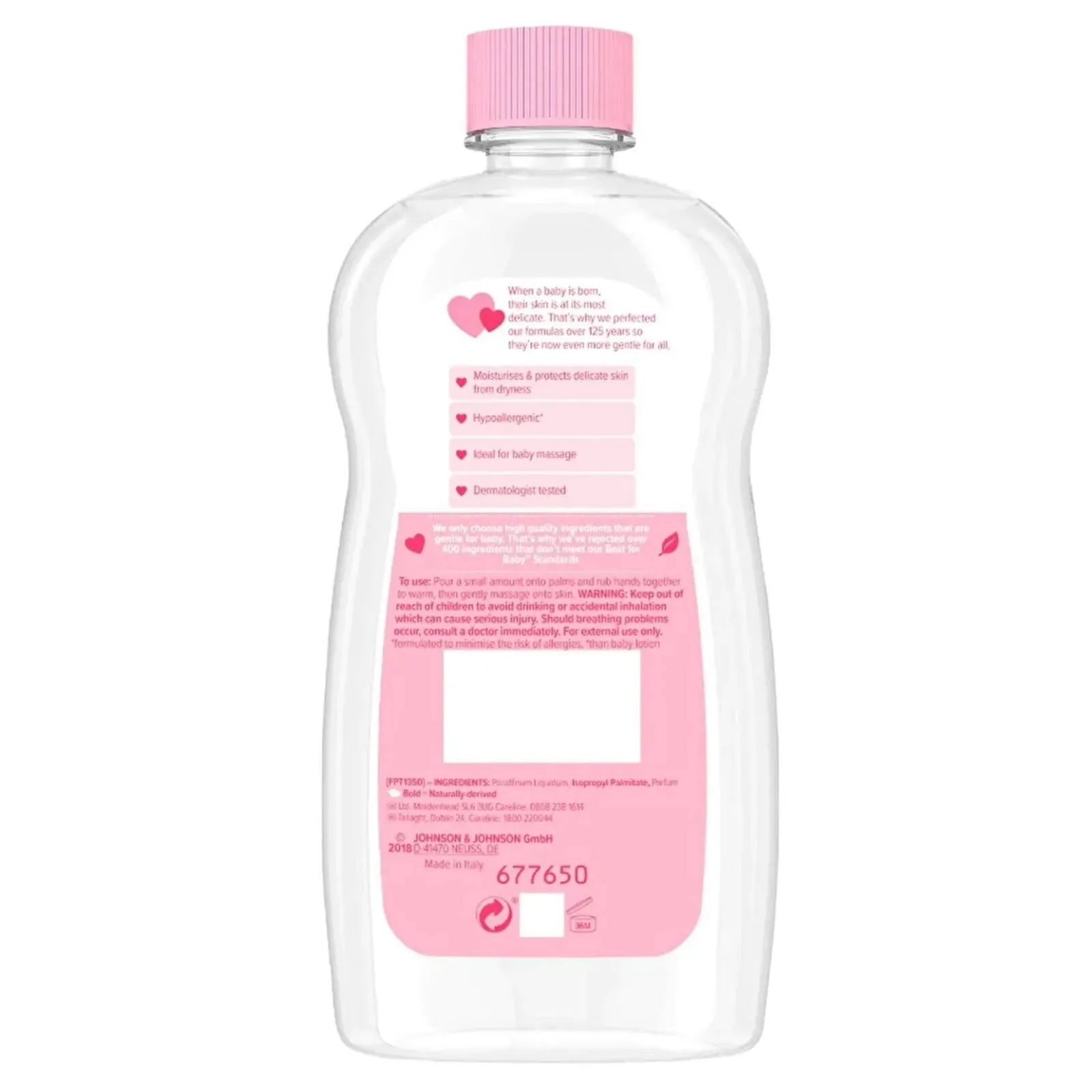 Johnson's Baby Oil 100ml