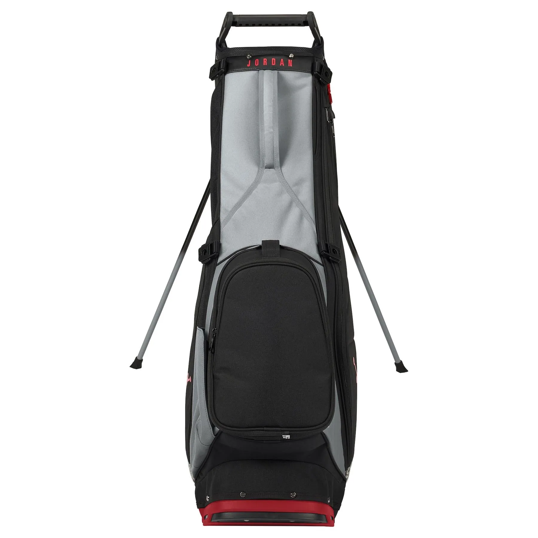 Jordan Fade Away Golf Bag Black/Cement Grey/Fire Red - 2024