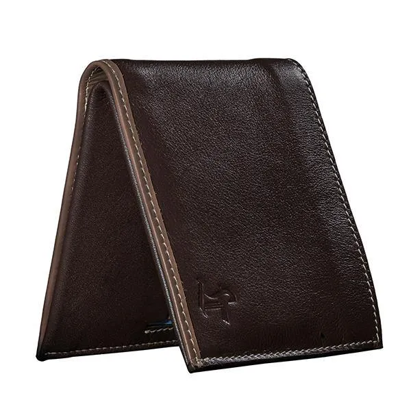 Kevin I | Leather Wallet For Men | 100% Genuine Leather | Lifetime Warranty | Colour: Black & Brown