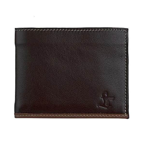 Kevin I | Leather Wallet For Men | 100% Genuine Leather | Lifetime Warranty | Colour: Black & Brown