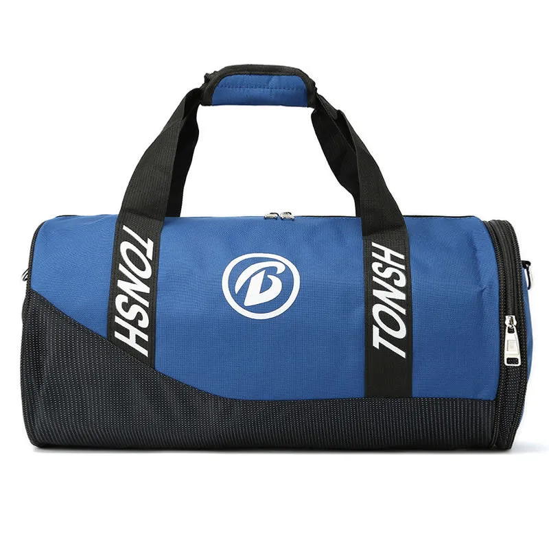 Large-Capacity Cylinder Shape Portable Fitness Bag