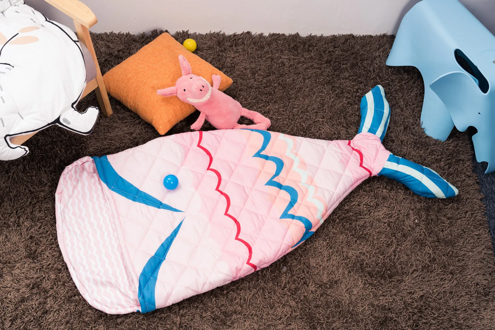 Large kids sleeping bag mermaid