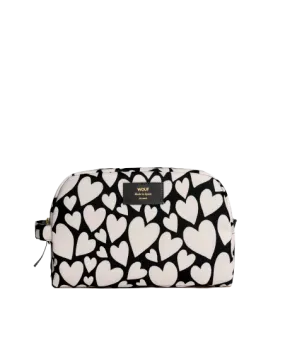 Large Toiletry Bag - Black Love