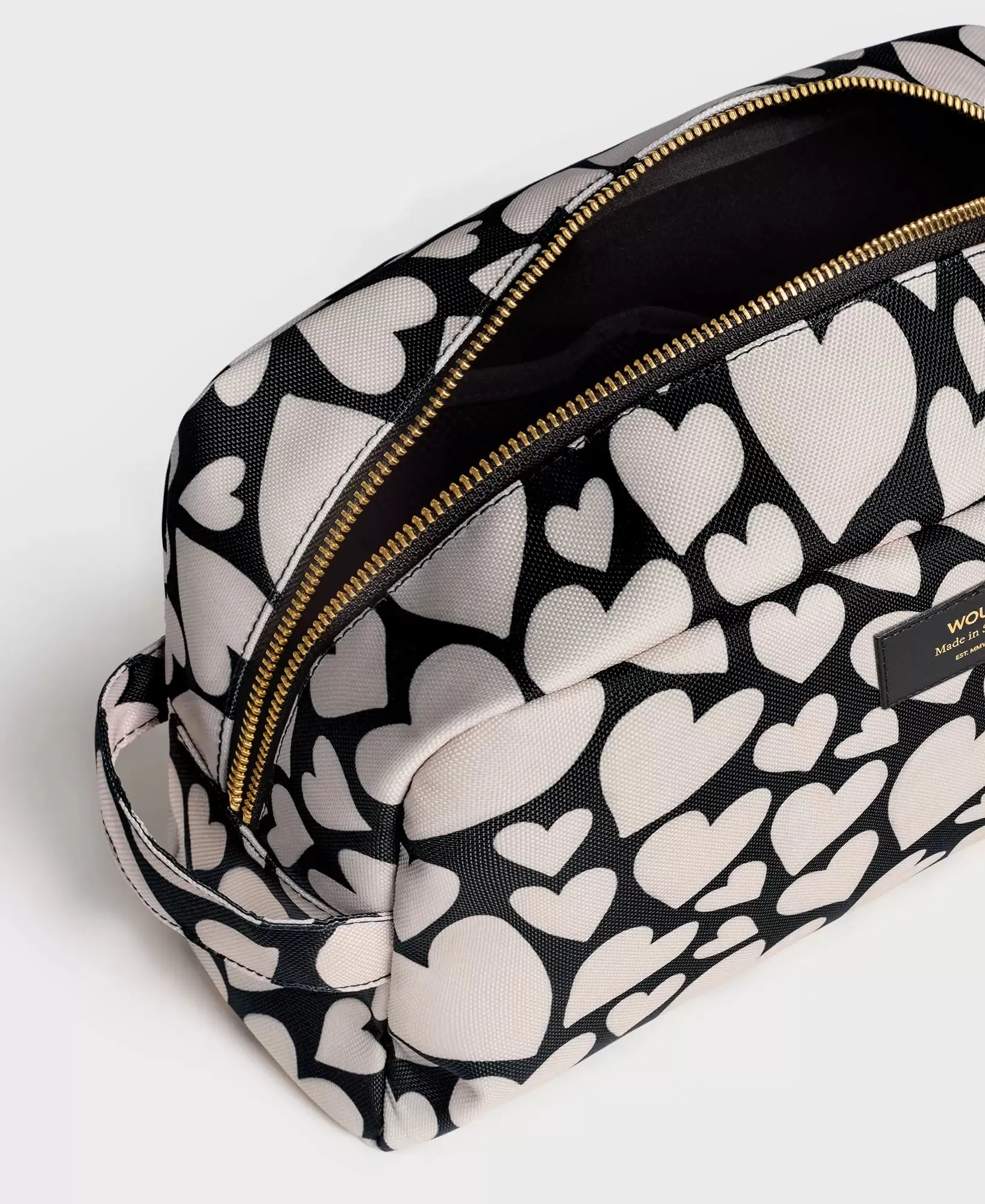 Large Toiletry Bag - Black Love