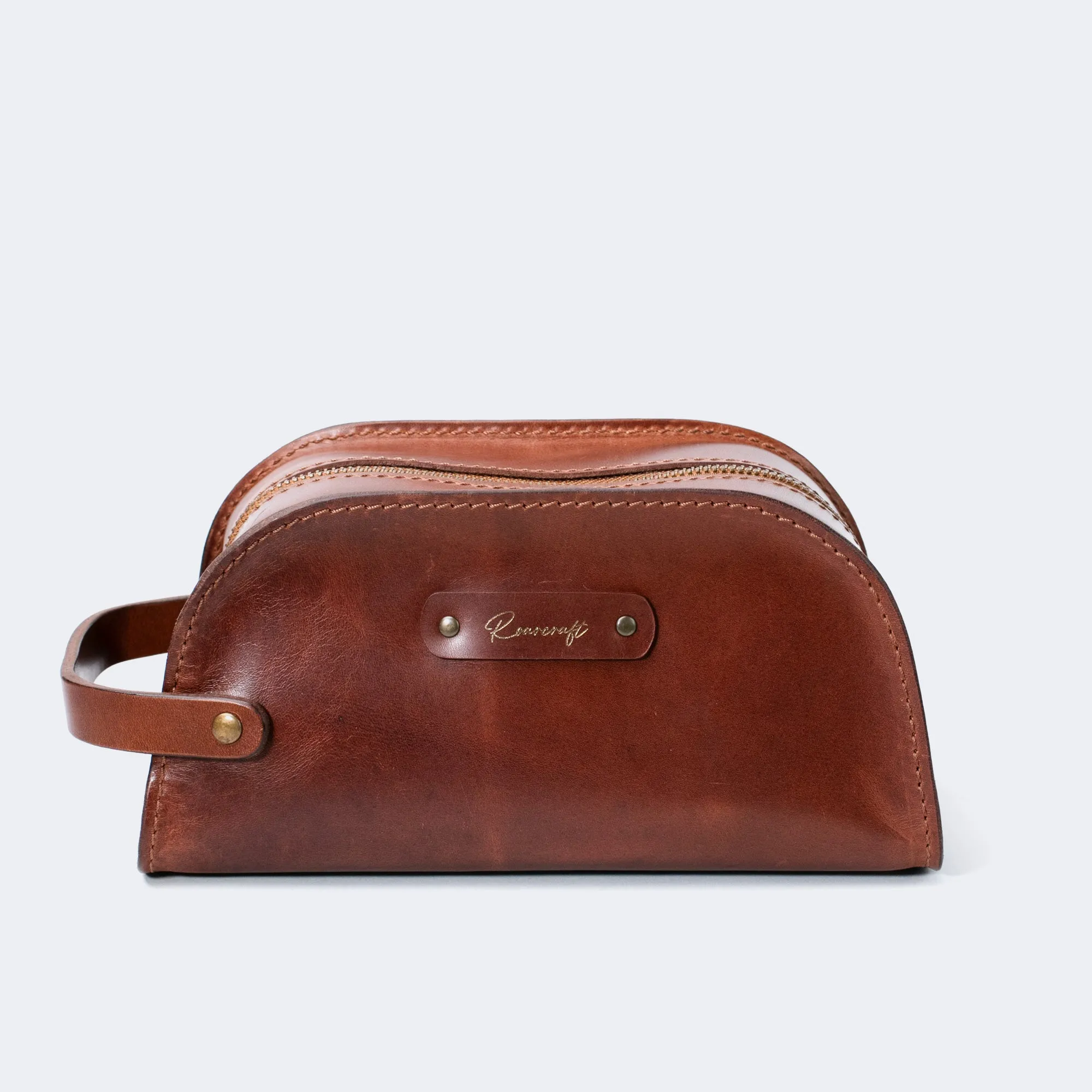 Leather Dopp Kit - Toiletry Bag