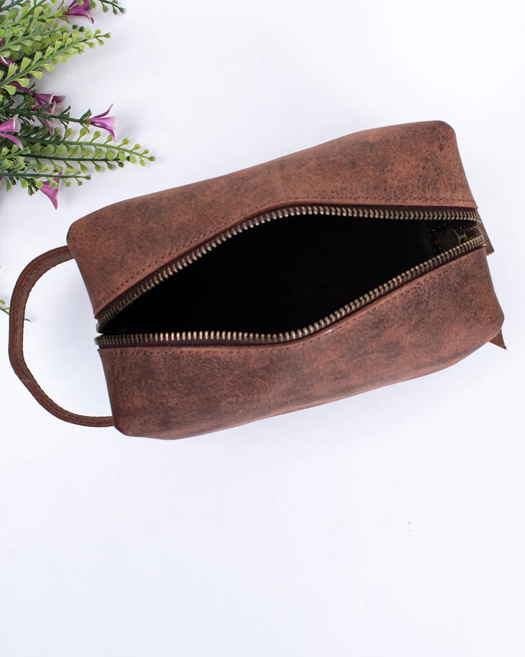 Leather Small Dopp Kit