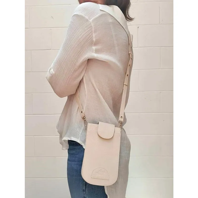 Lexi Cream Phone Bag