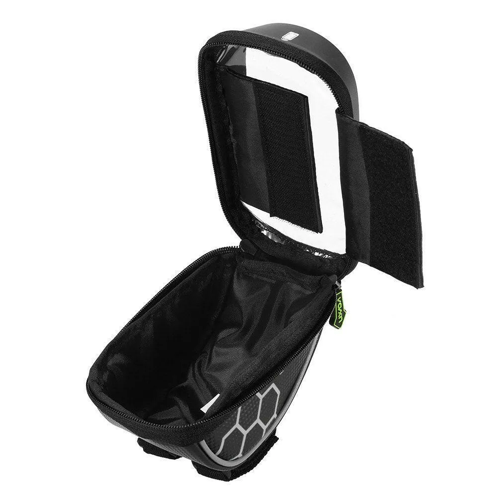 Lixada Cycling Bike Bicycle Bag Top Tube Handlebar Bag Touchscreen Cell Phone Mount Holder MTB Road Bike Bicycle Front Frame Bag