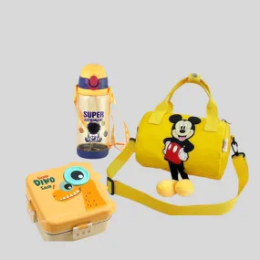 Magical Mickey Bag Combo: Adorable Bottle & Stainless Lunch Box