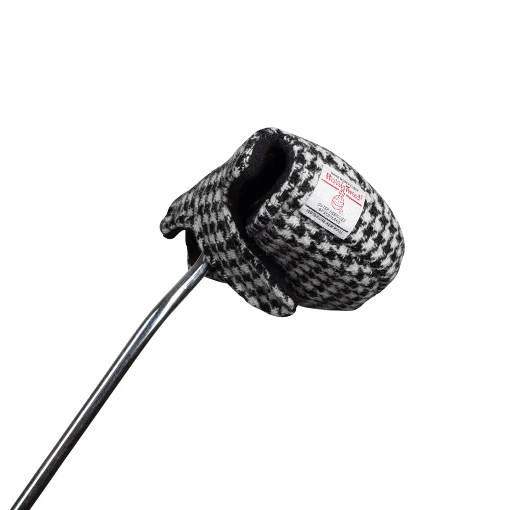 Mallet Golf Putter Cover with Magnet Closure in Harris Tweed®