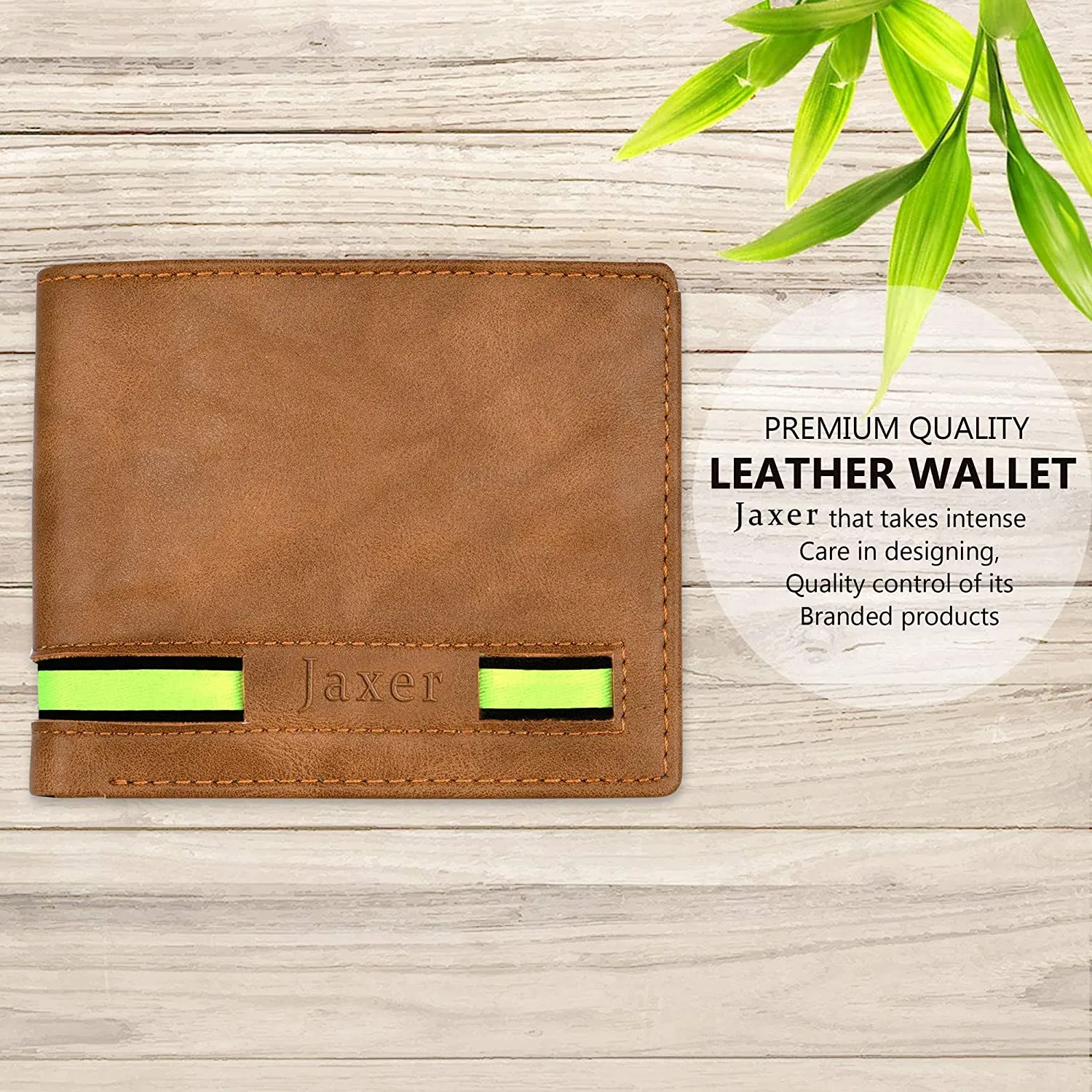 Men Trendy Brown Genuine Leather RFID Wallet - Mini  (3 Card Slots)