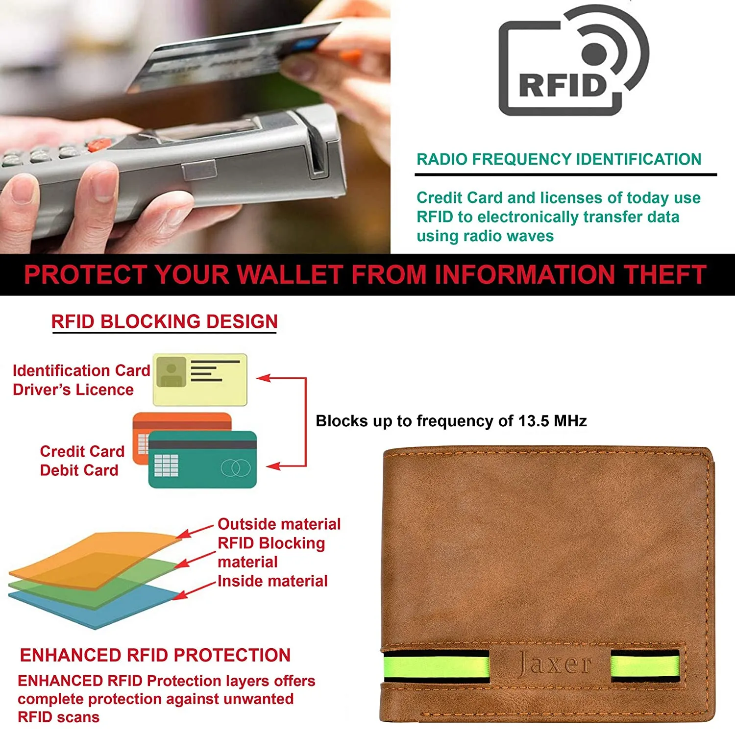 Men Trendy Brown Genuine Leather RFID Wallet - Mini  (3 Card Slots)