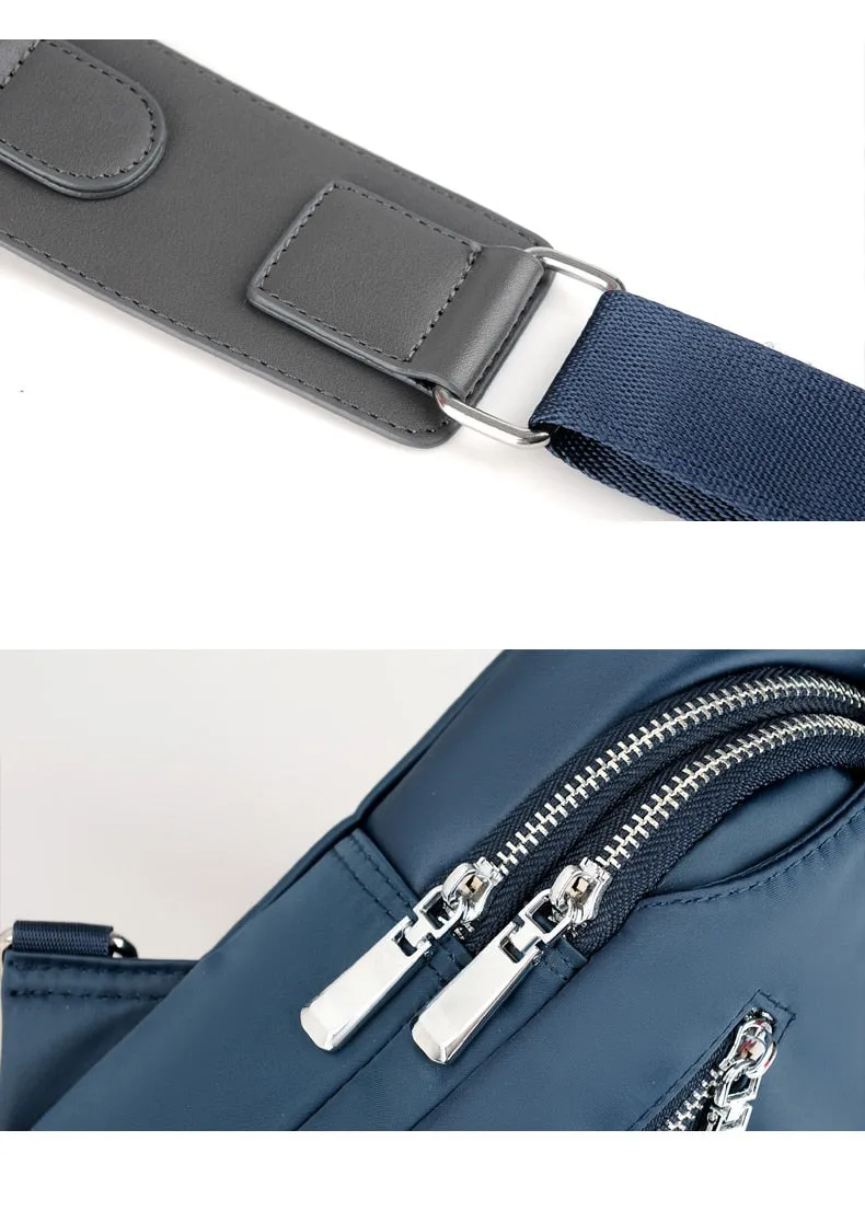 Men's Small Crossbody Bag with USB Charging