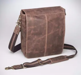 Messenger Bag, Distressed Buffalo