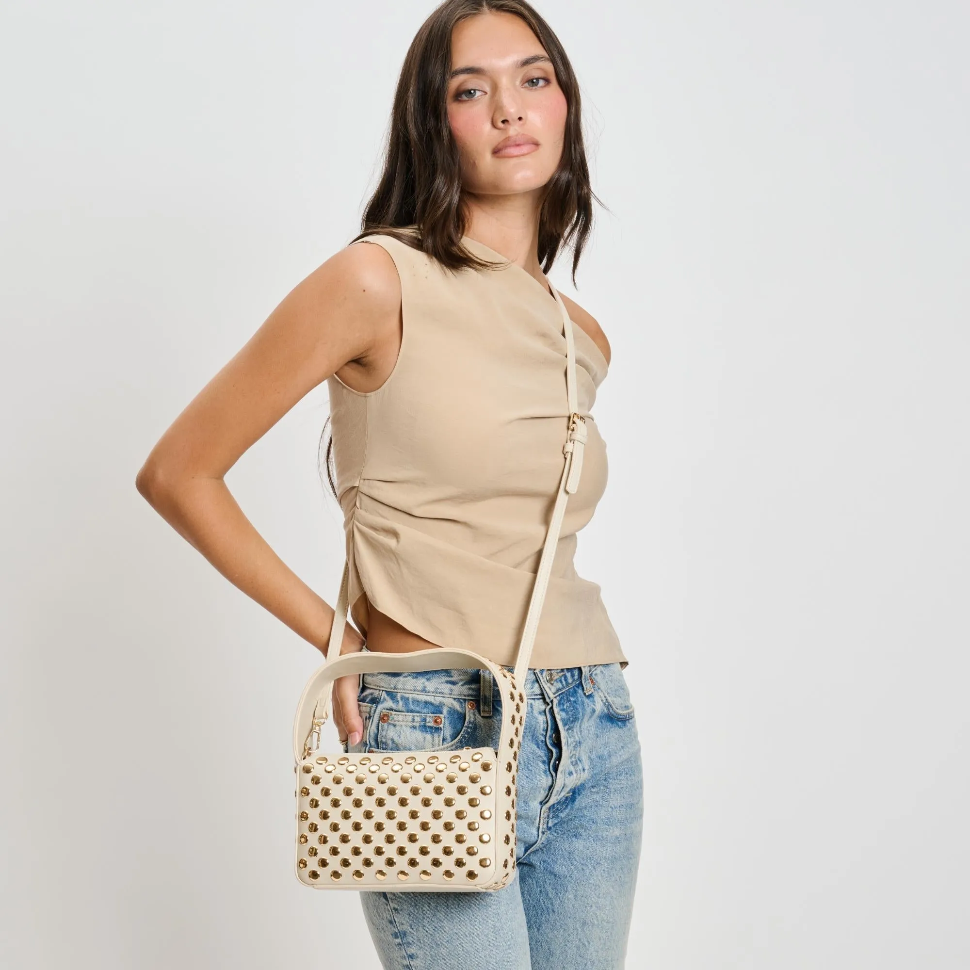 MODA LUXE Isabel Studded Crossbody Bag - More Colors Available