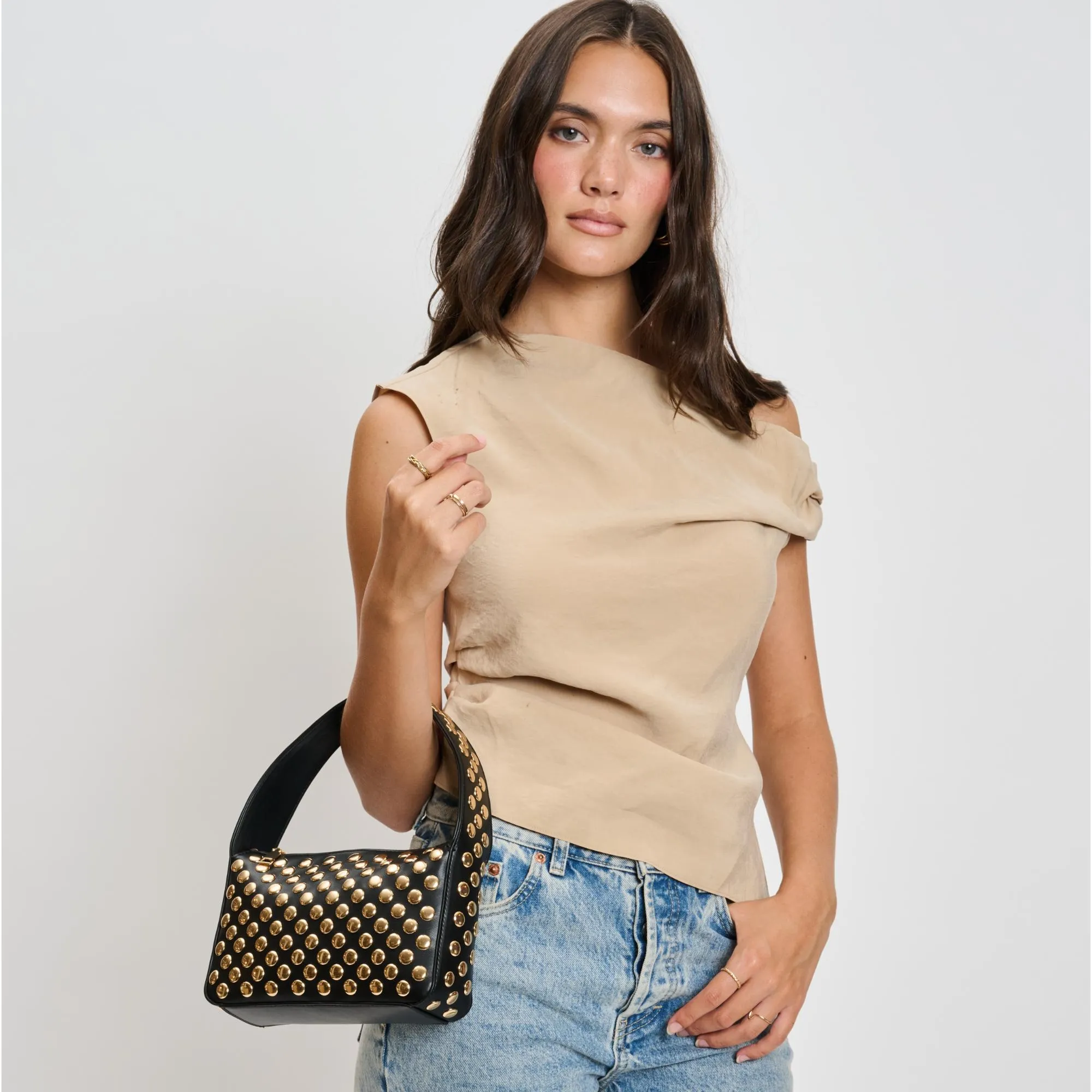 MODA LUXE Isabel Studded Crossbody Bag - More Colors Available