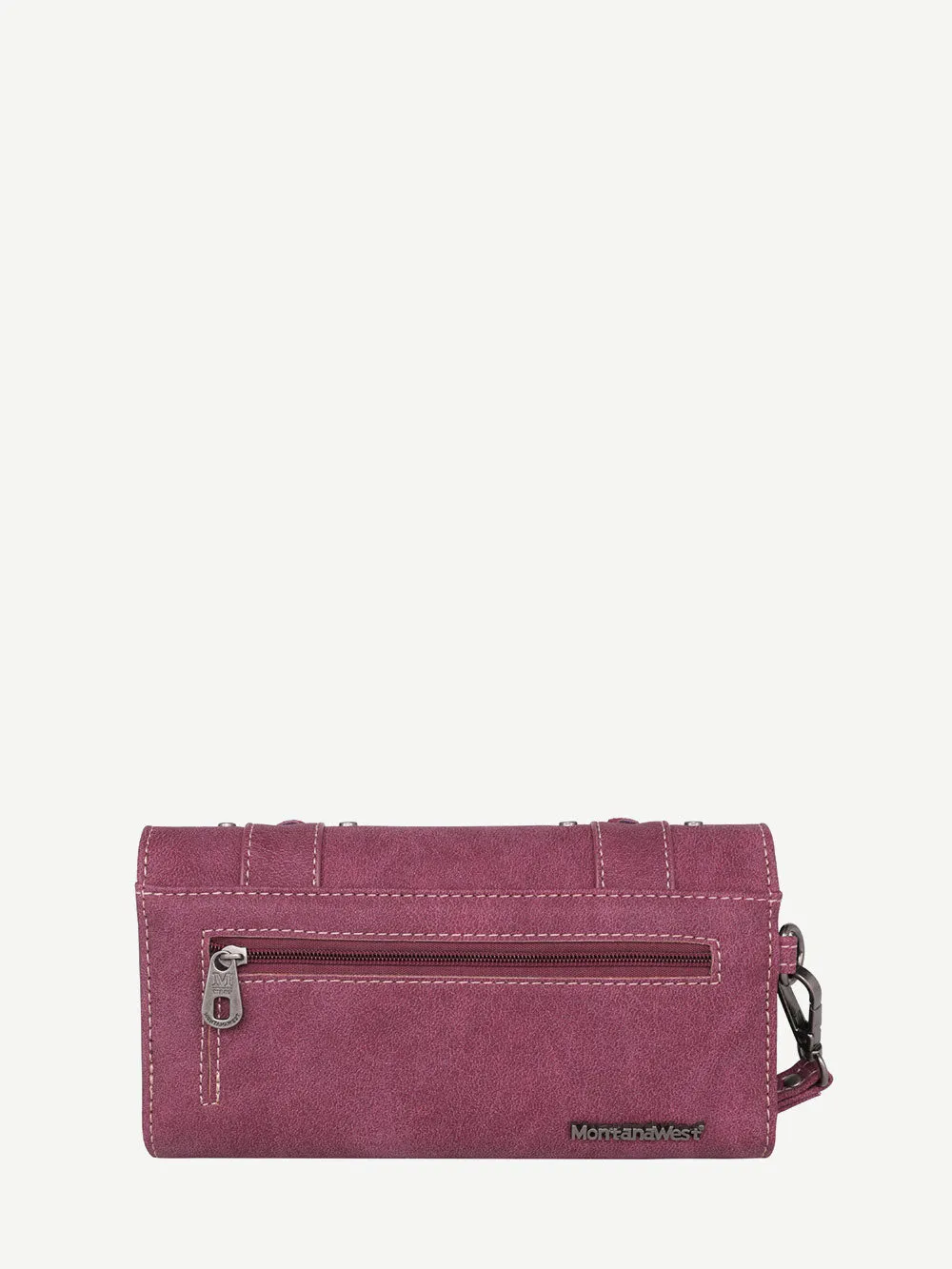 Montana West Fringe Whipstitch Wallet