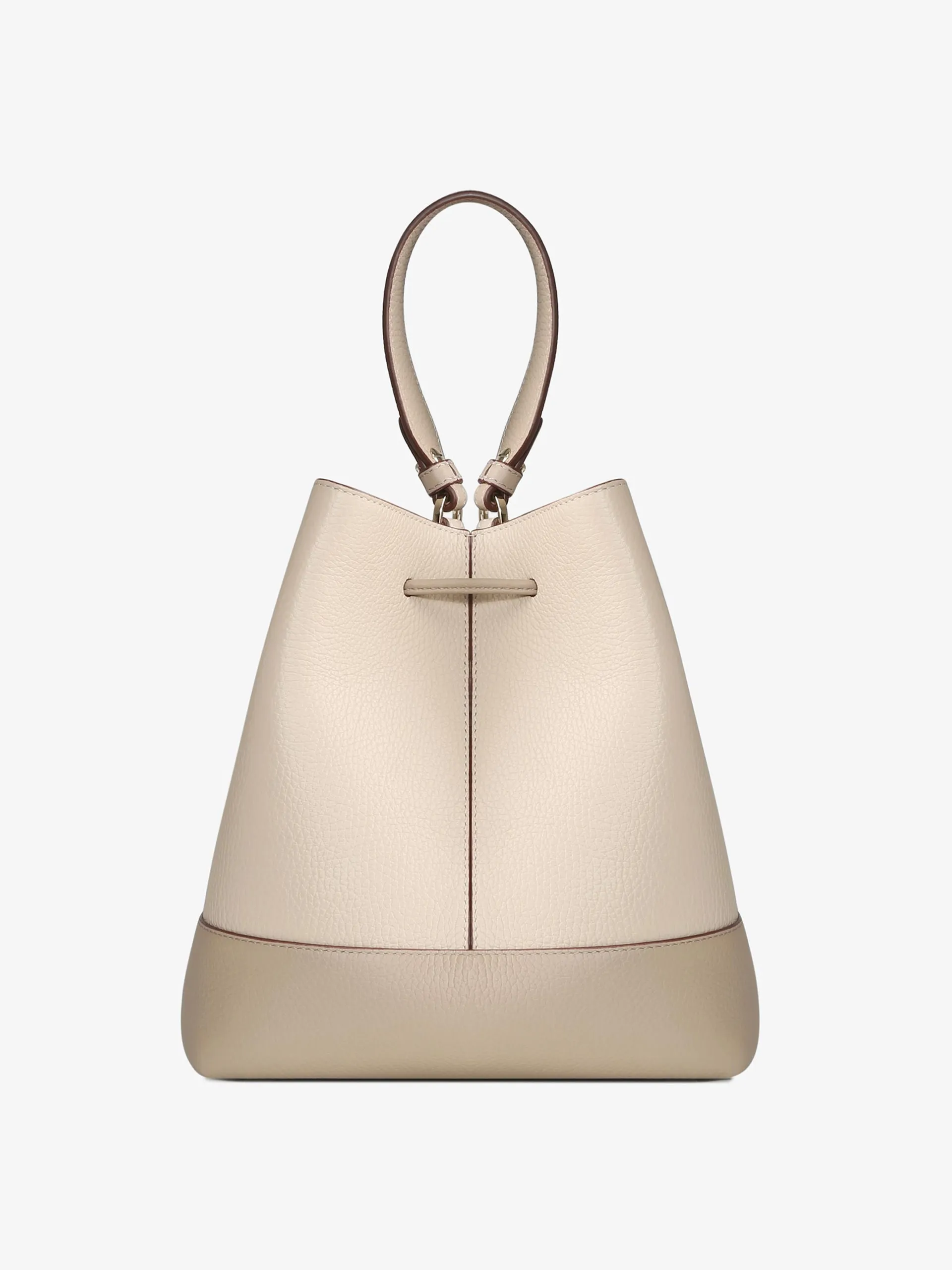 Mushroom and beige Lana Osette Midi top handle bag