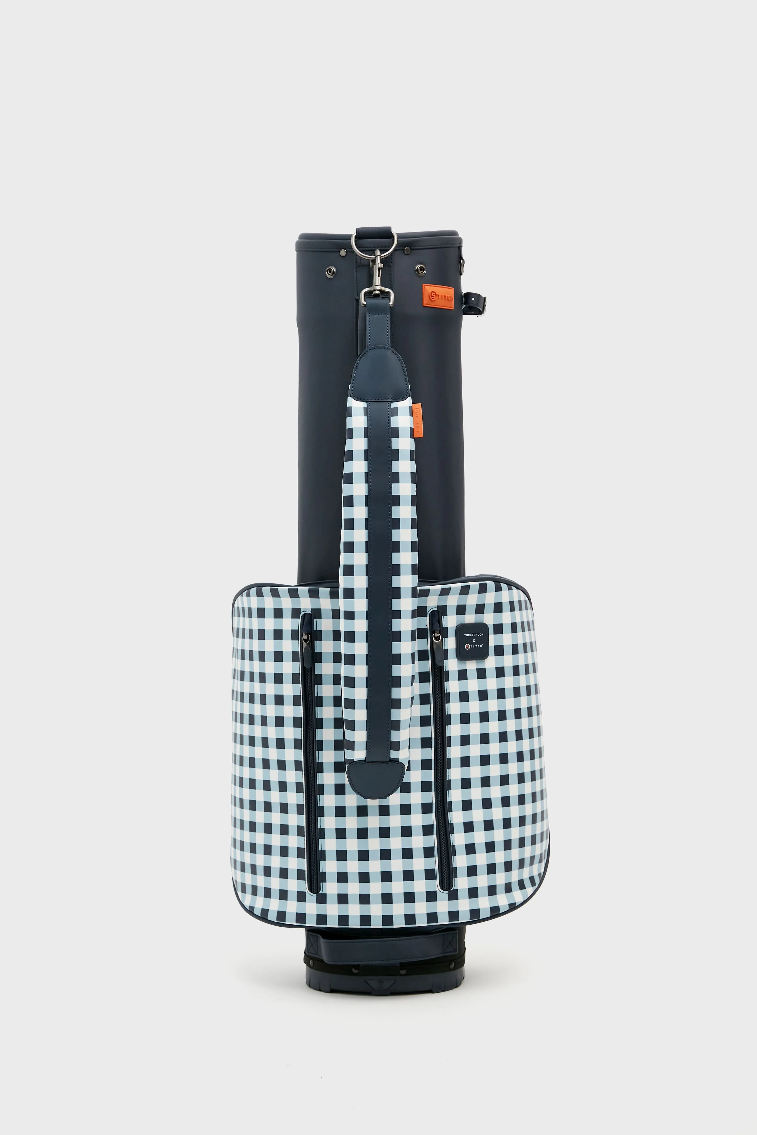 Navy Gingham MIY SL1 Golf Bag