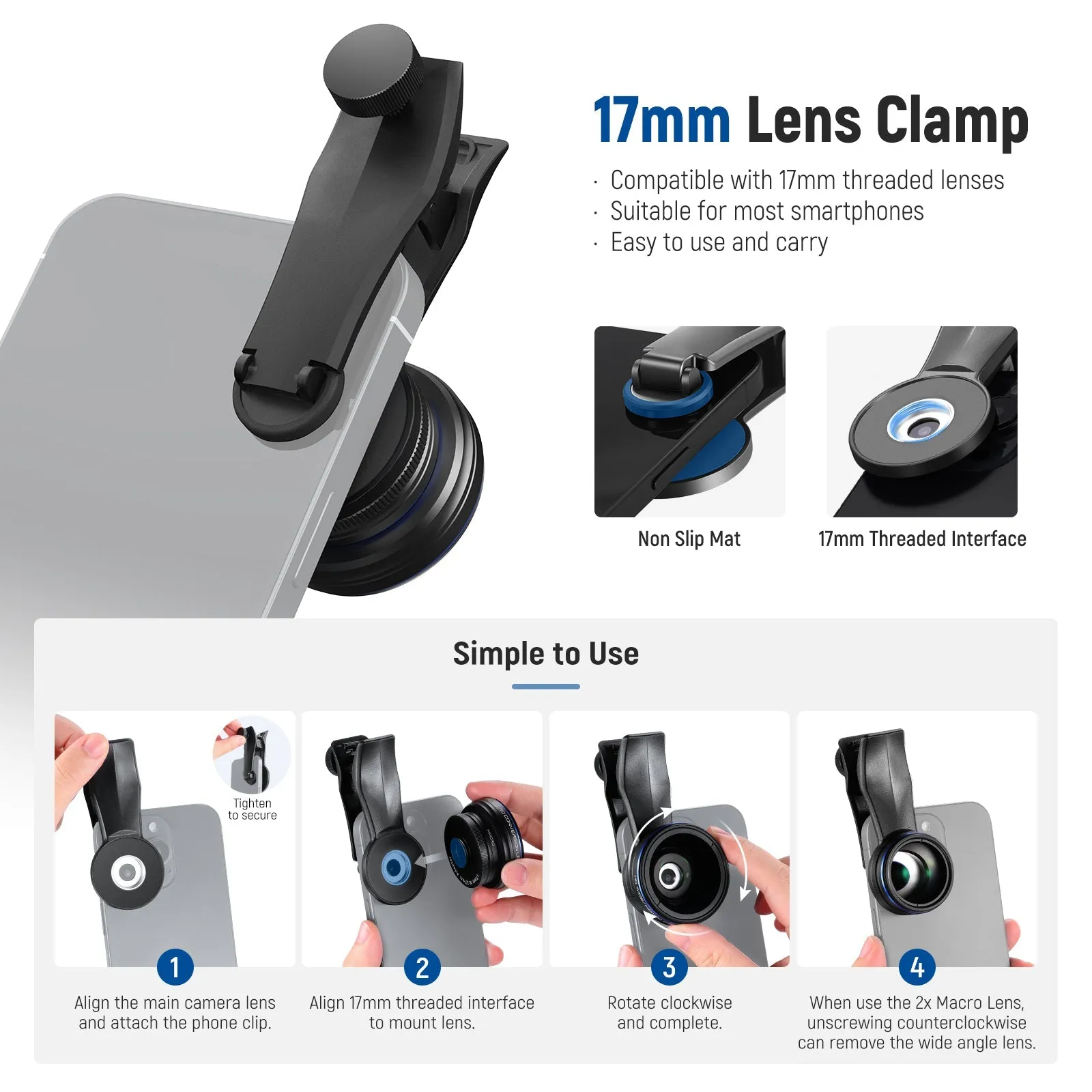 NEEWER LS-60 2 in 1 Smartphone Lens Kit