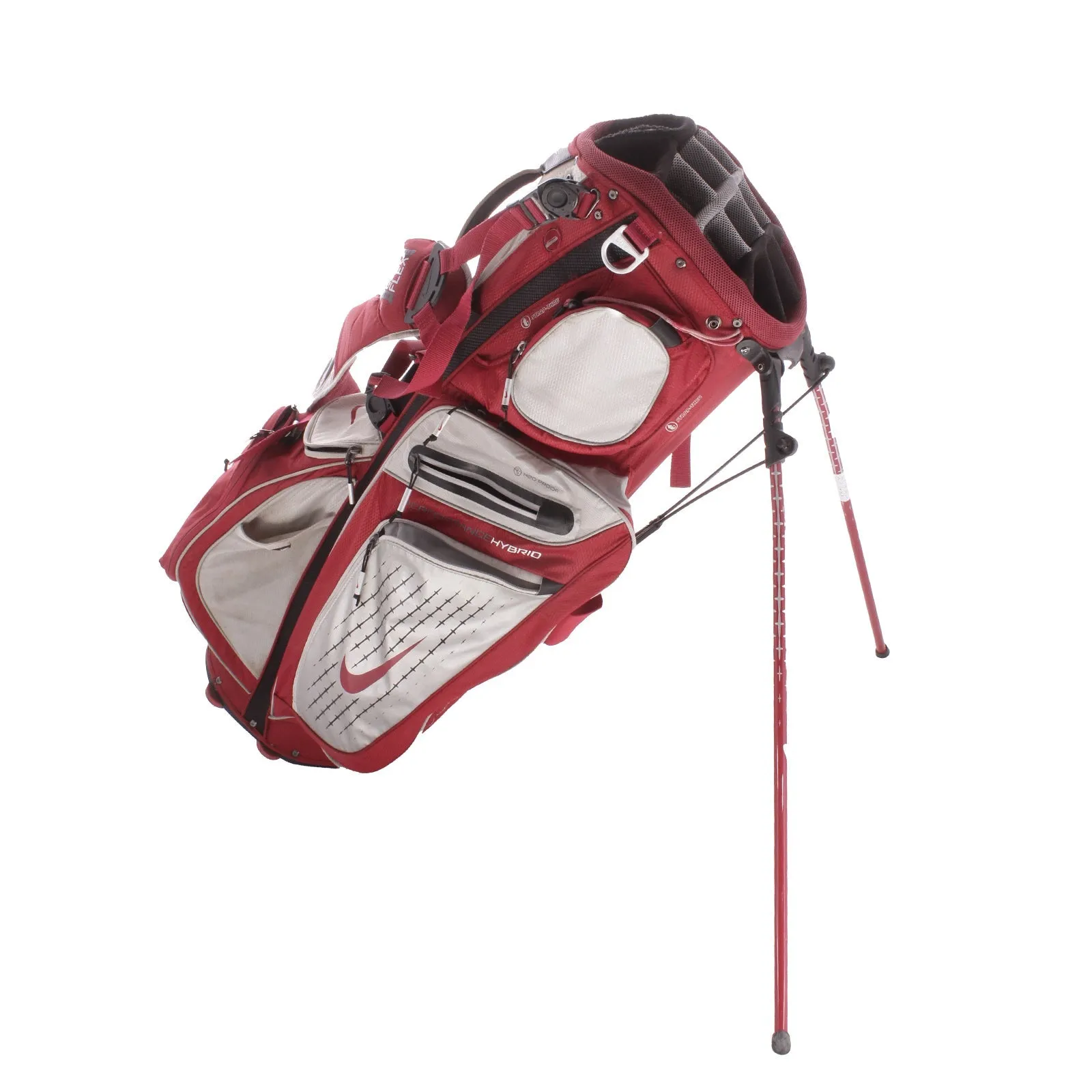 Nike Second Hand Stand Bag - Red/Grey