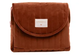 Nobodinoz Savanna Velvet Maternity Case in Wild Brown